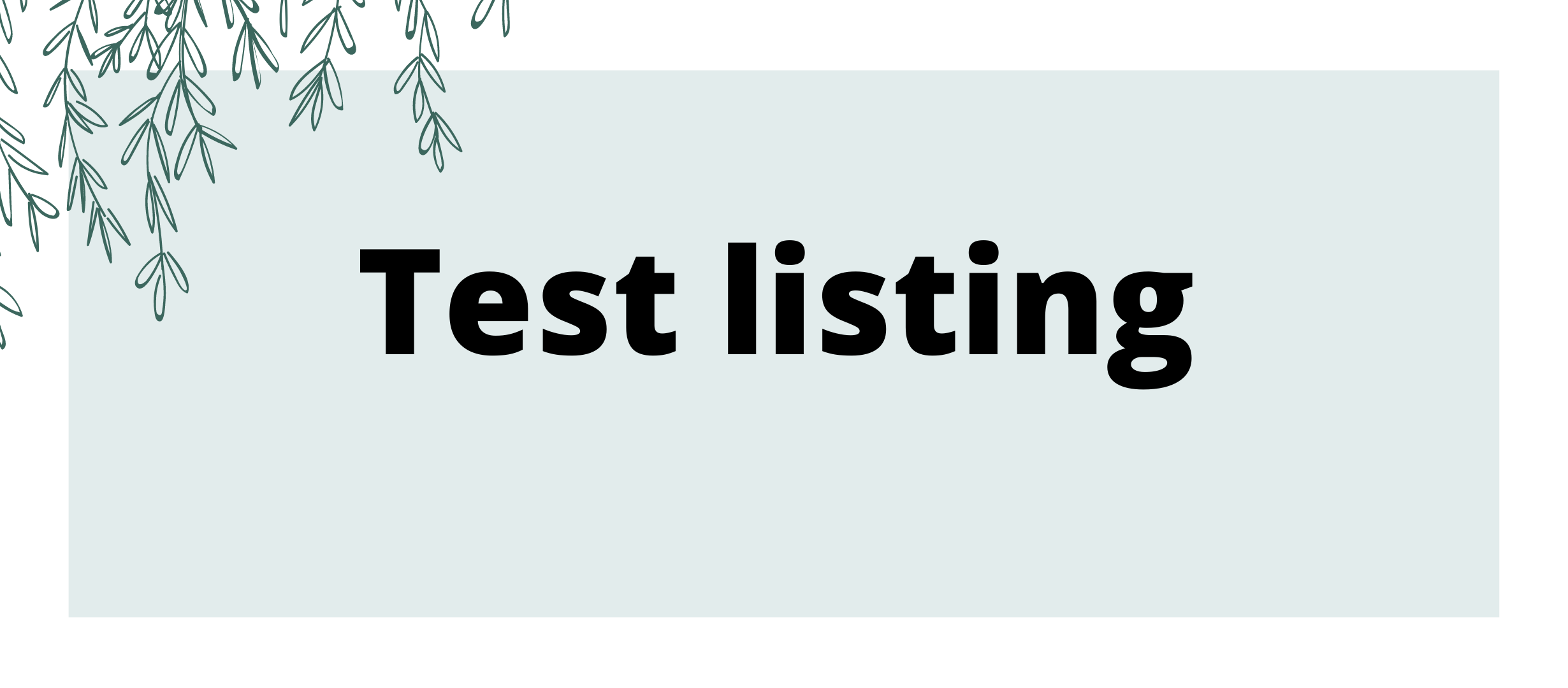 'test listing'
